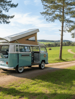 photo montage van nature